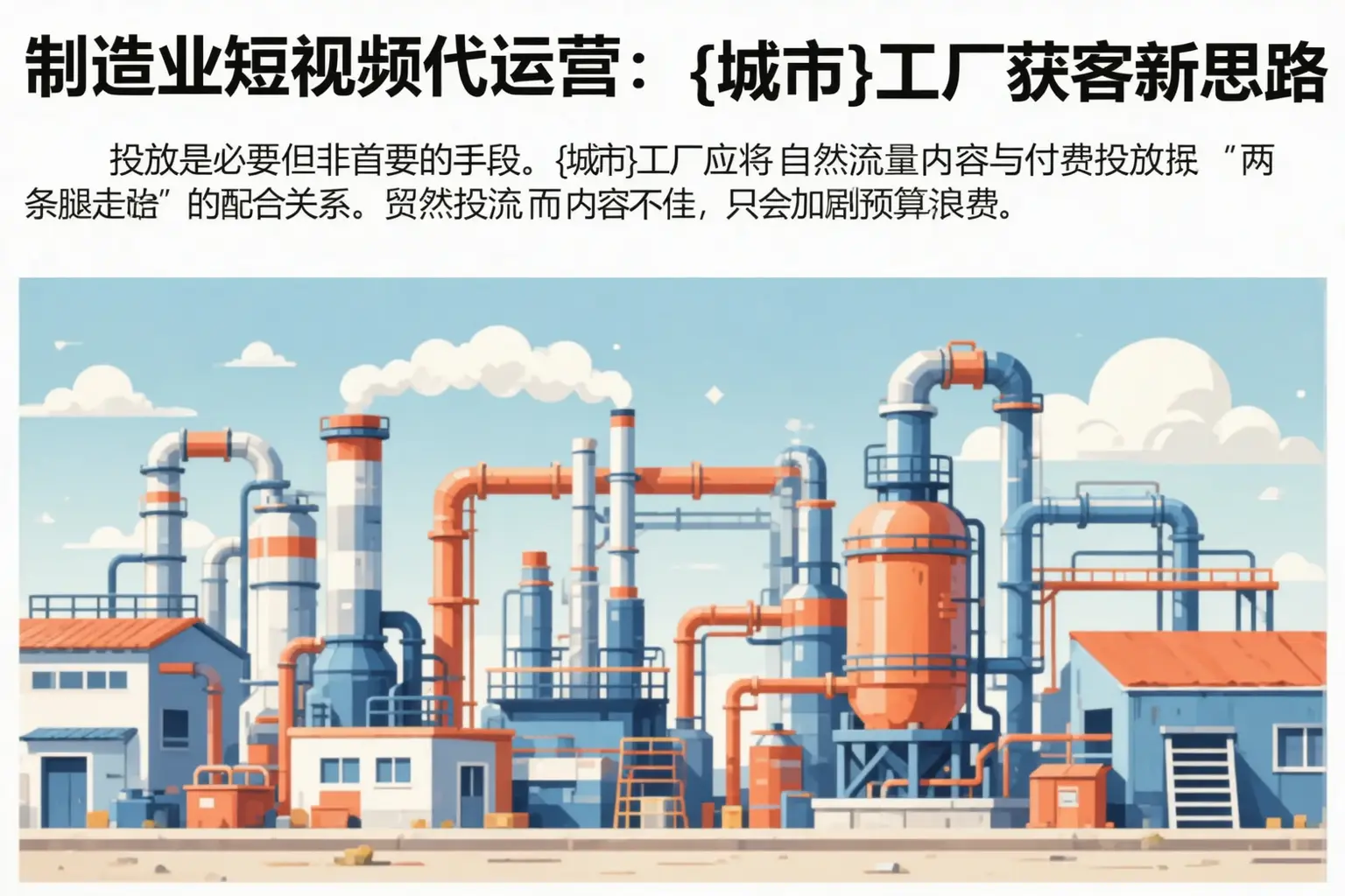制造业短视频代运营:内蒙古工厂获客新思路